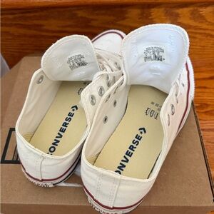 Converse White Canvas Sneakers